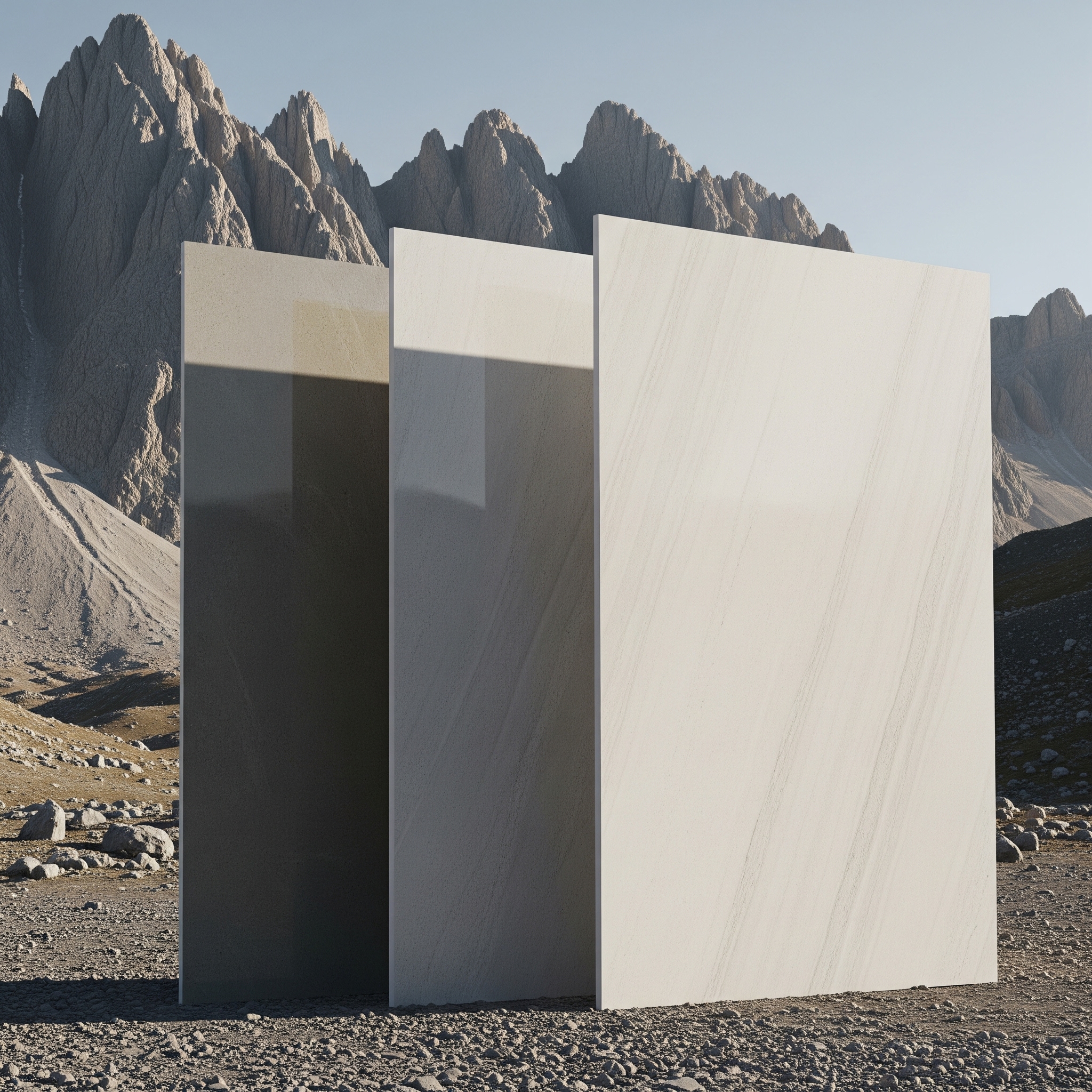 stone slabs in nature